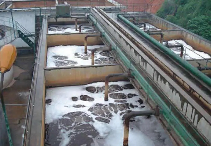 What are some common industrial wastewater treatment methods?
